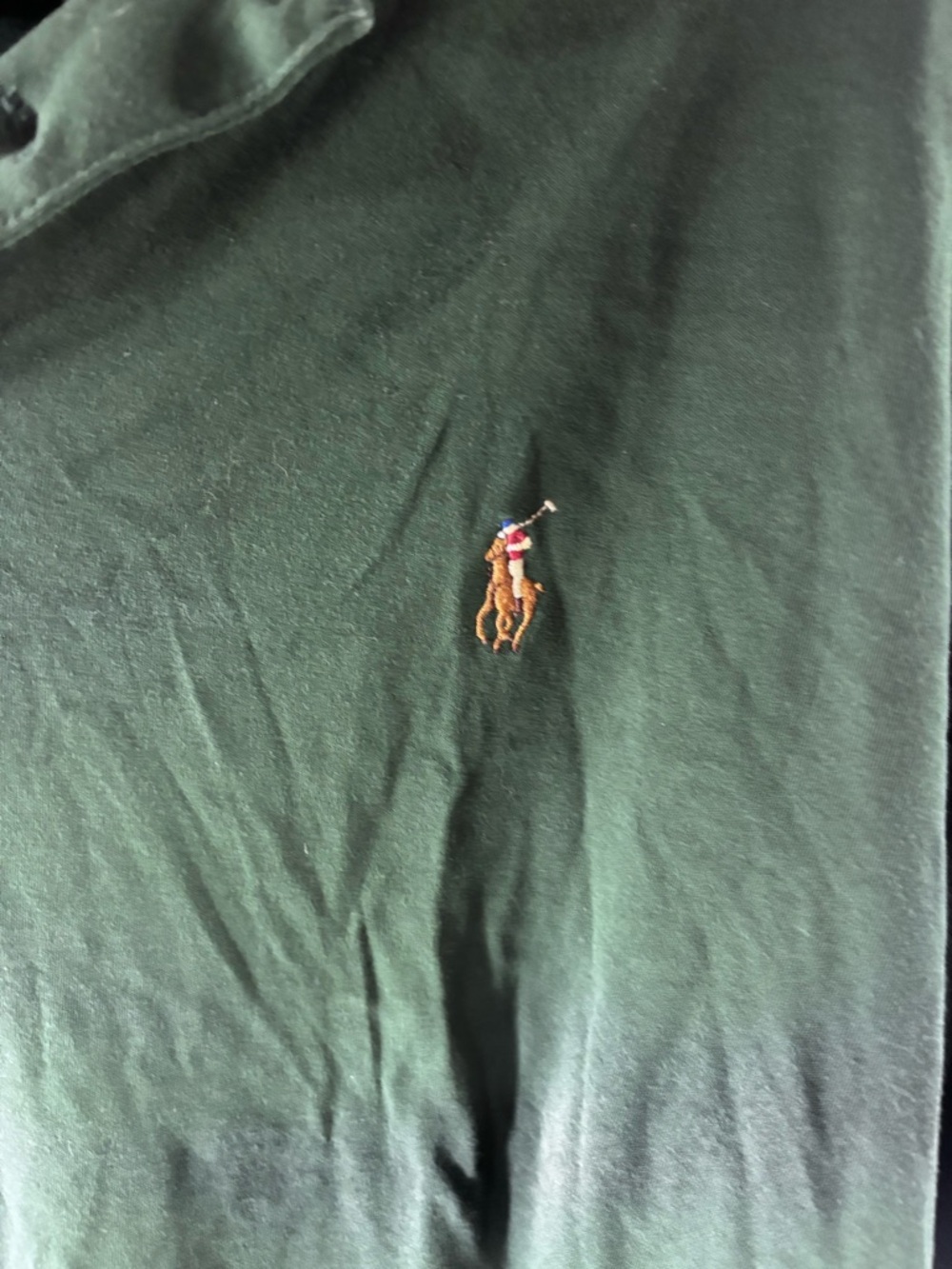 Polo by Ralph Lauren Dark Green Short Sleeve Polo Shirt - Picture 2 of 5